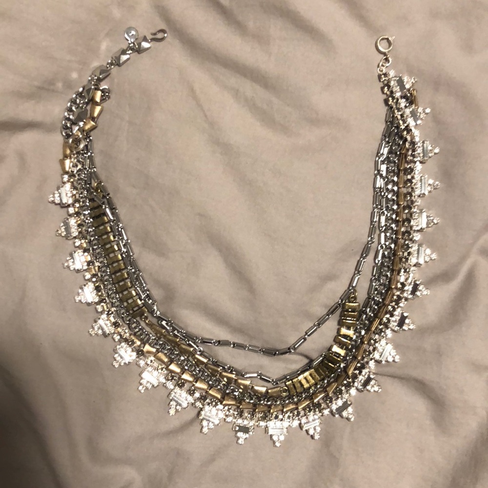 Stella and Dot Mixed metal Sutton necklace